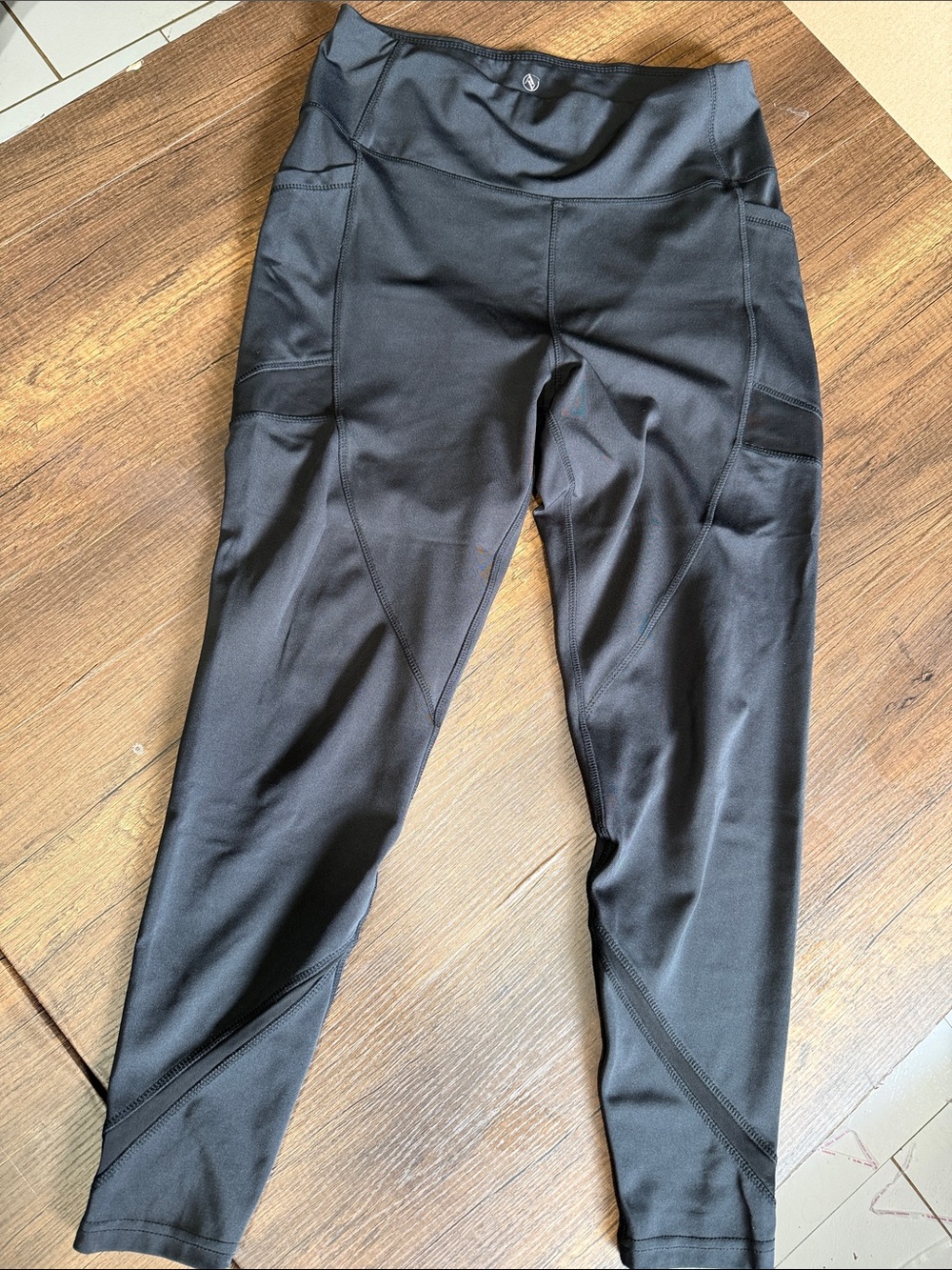Avia Black High-Waist‎ Pocket Workout Leggings